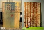 How to Upcycle an Old Piece of Art Into Something Fabulous (Stenciled Typography Tutorial)