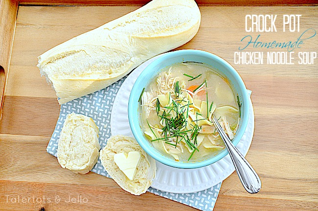 slow cooker chicken noodle soup 
