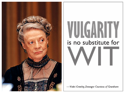 Downton Abbey Season 3: Free Dowager Quotes, Bunting Printables and Party Ideas!