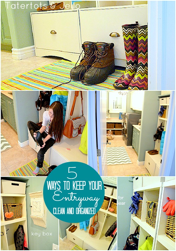 FIVE Ways to Keep Your Entryway Clean and Organized!