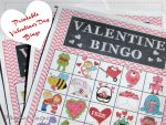 Printable Valentine Bingo Cards AND Matching Printable Bag Toppers!