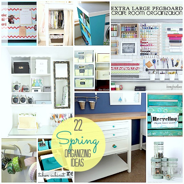 Great Ideas -- 22 Spring Organizing Projects!! -- Tatertots and Jello