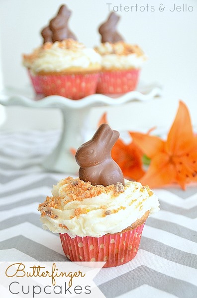Recipe: Make Easy Butterfinger Cupcakes!