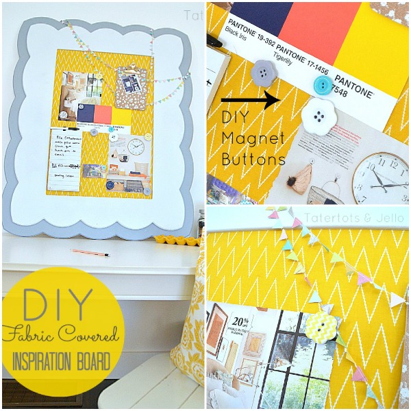 Make a Fabric-Covered, Magnetic Inspiration Board!
