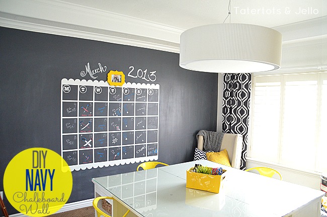 How to Make a Giant Chalkboard Calendar