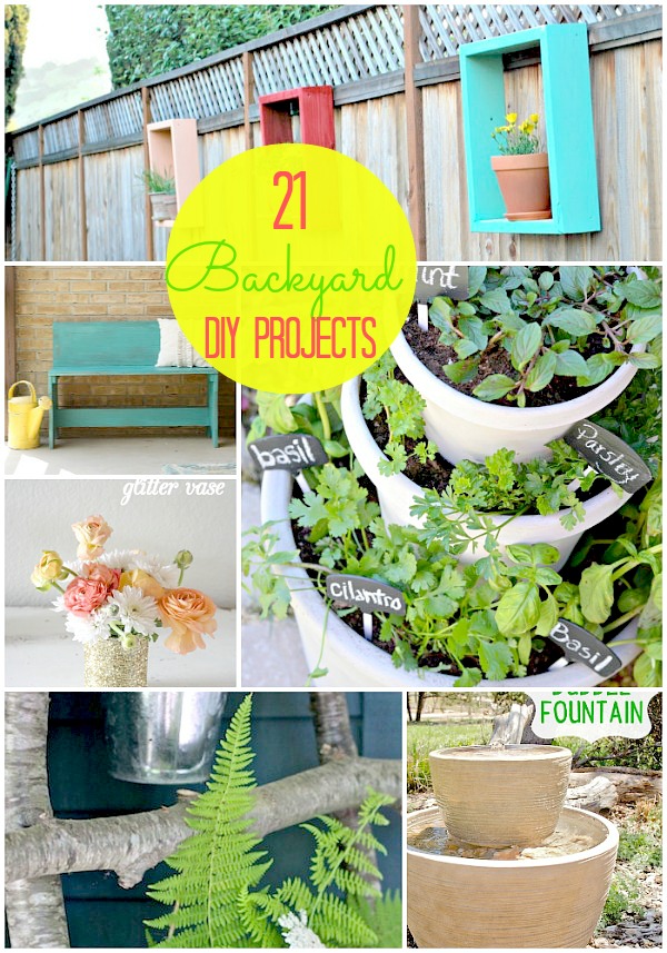 Great Ideas — 21 Backyard Projects for Spring!!