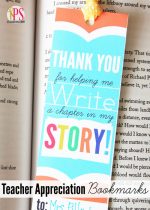 Free Printable Teacher Appreciation Bookmarks!