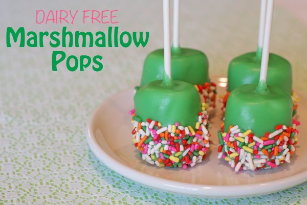 dairy free mashmallow pops