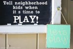 Make a Front Porch Let’s Play Sign!