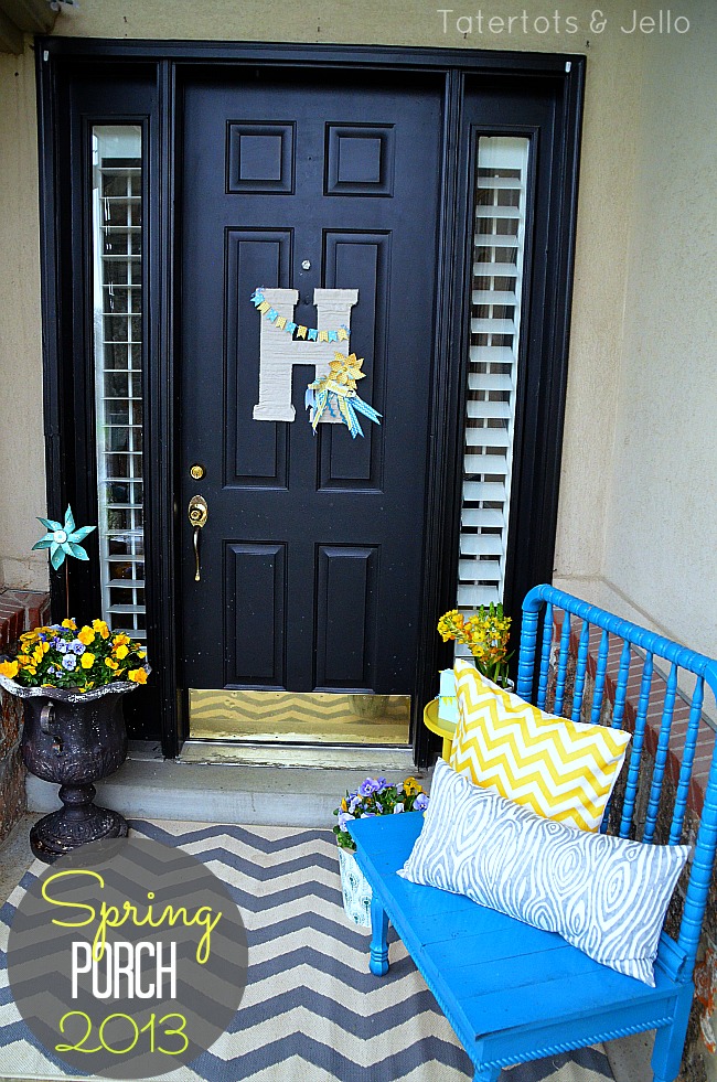 spring porch 2013 tatertotsandjello.com