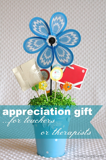 teacher appreciation flower idea