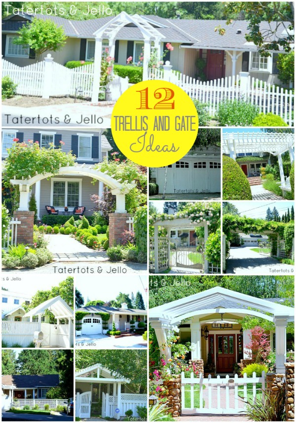 #1905Cottage: 12 DIY Pergola,Trellis and Gate Ideas!!