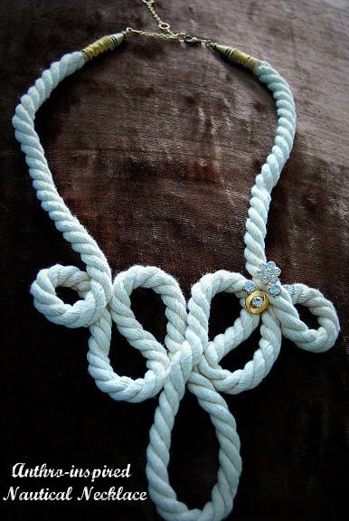 anthro inspired nautical necklace