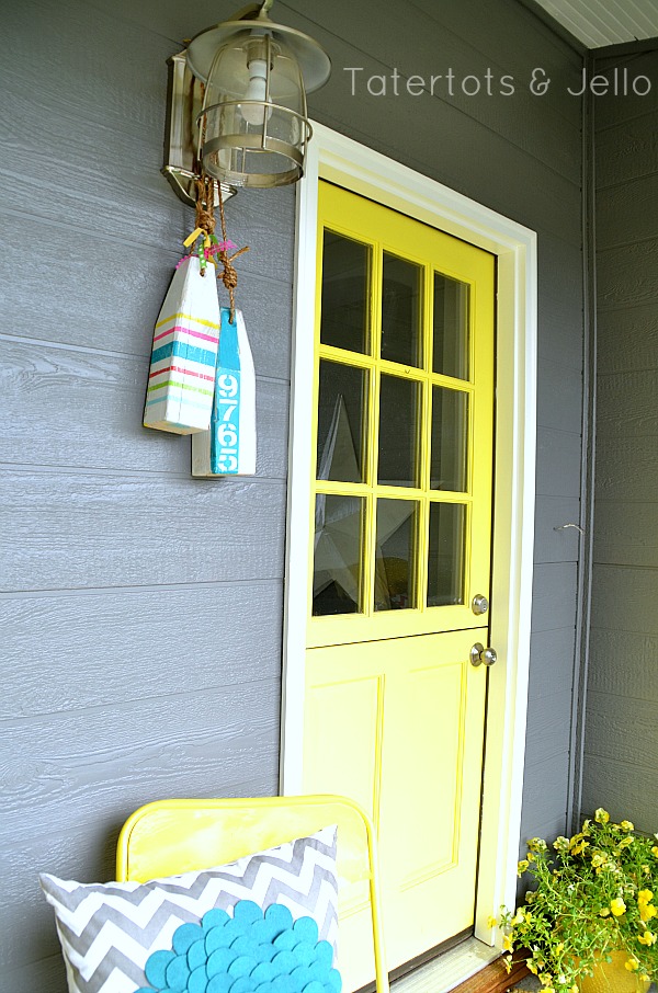 diy nautical wooden buoys at tatertots and jello