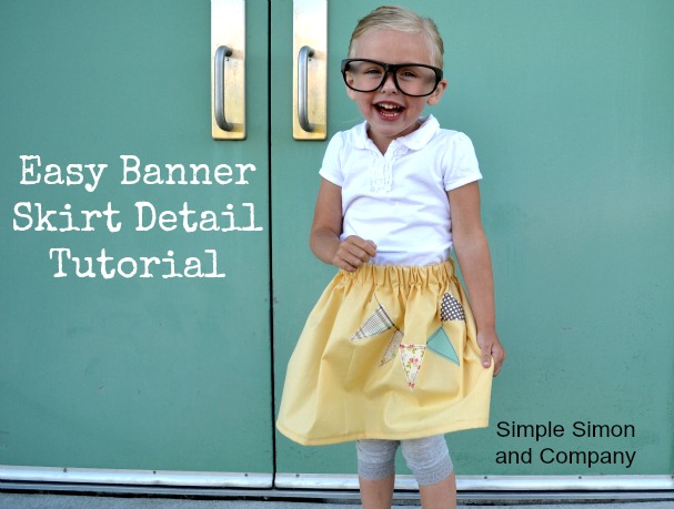 easy banner skirt tutorial