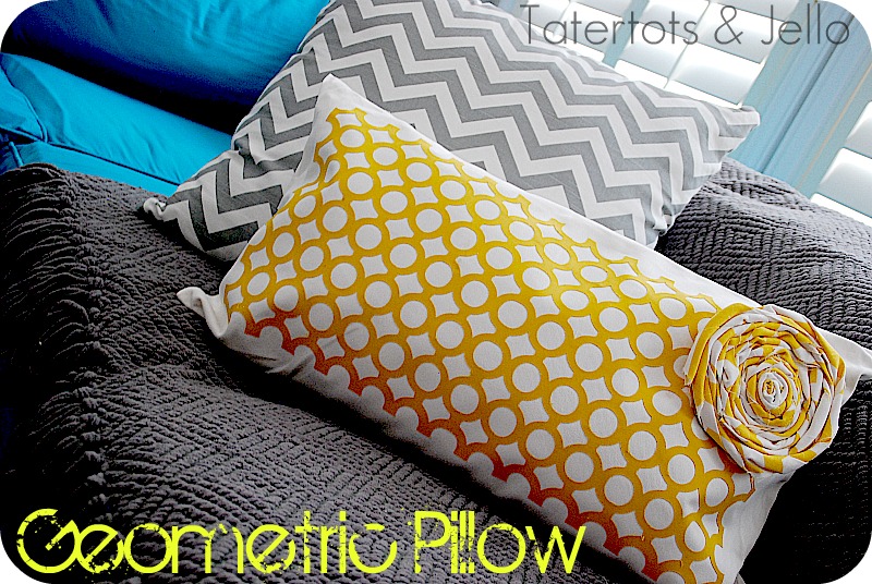 geometric pillow