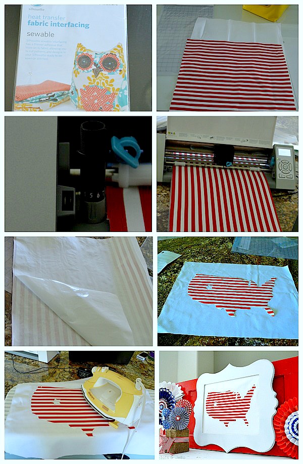 how to use fabric interfacing from silhouette
