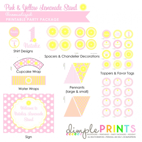 lemonade stand printables