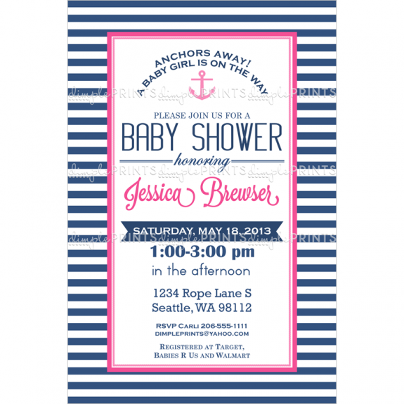 nautical baby shower