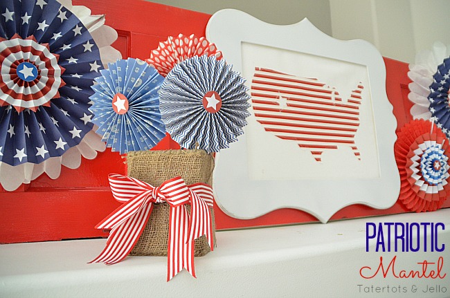 nautical patriotic mantel