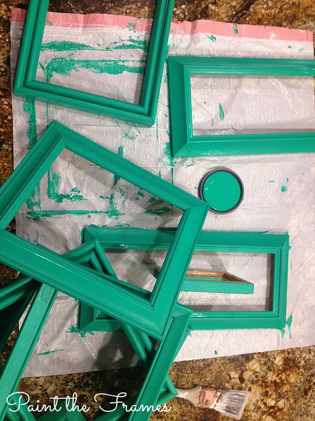 paint the frames