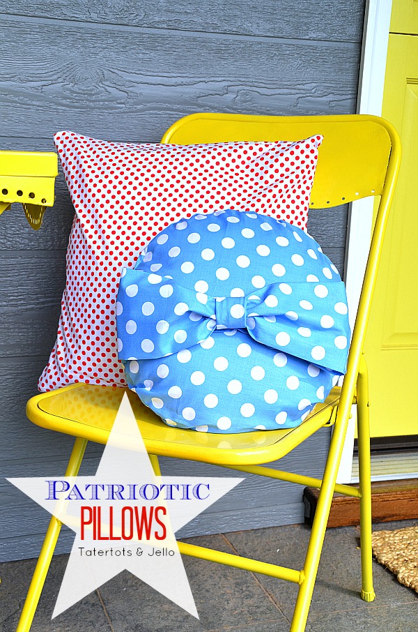 Easy Patriotic Pillows!