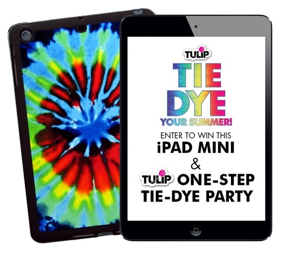 tie dye summer logo