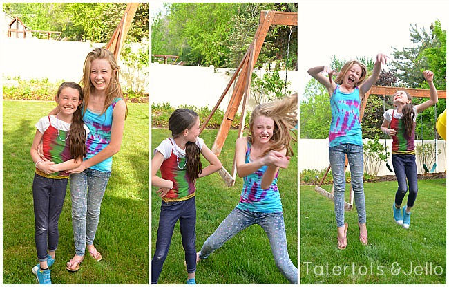 Make Tie-Dye Summer Shirts 