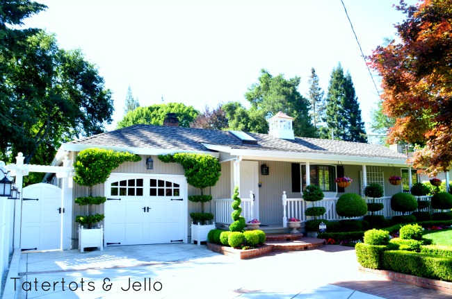 trellis and garage door idea