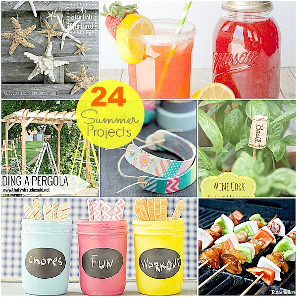 Great Ideas — 24 DIY Summertime Projects!!