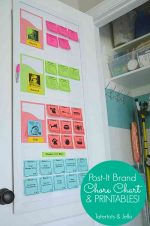 Make a Post-It Note Chore Chart (With Free Printables!)