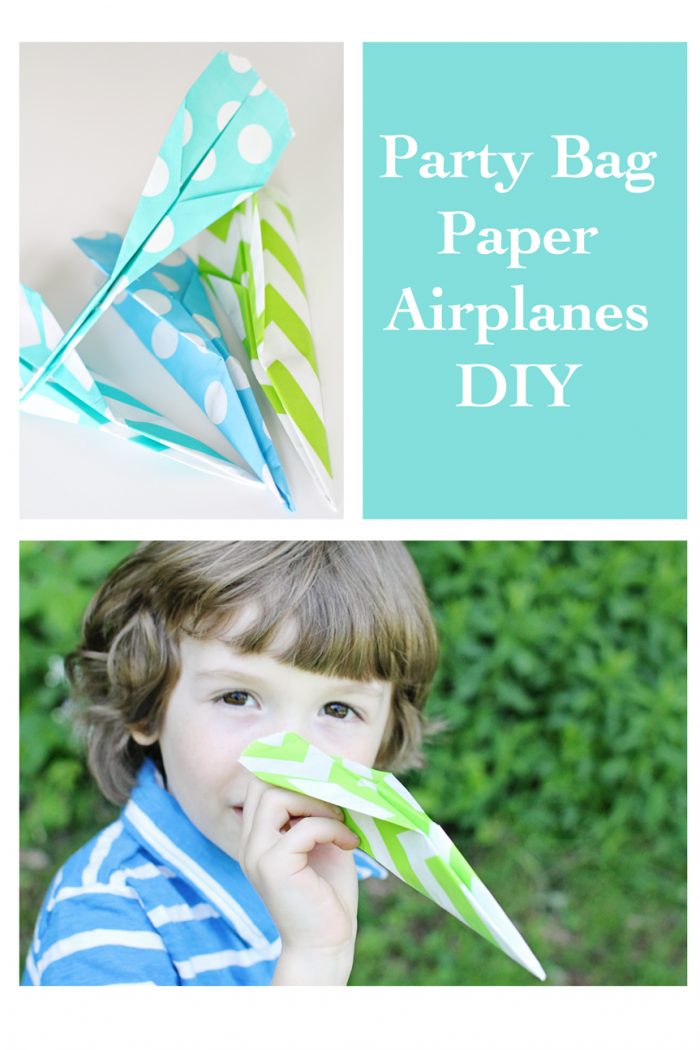 Party Bag Paper Airplanes DIY!