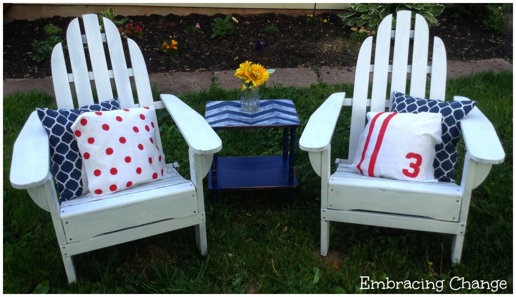 adirondack chair makeover