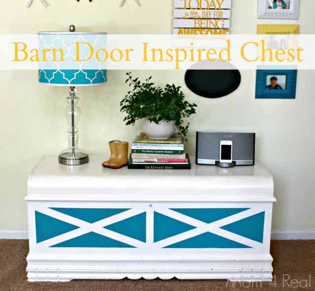 Barn Door-Inspired Painted Chest (DIY Tutorial)