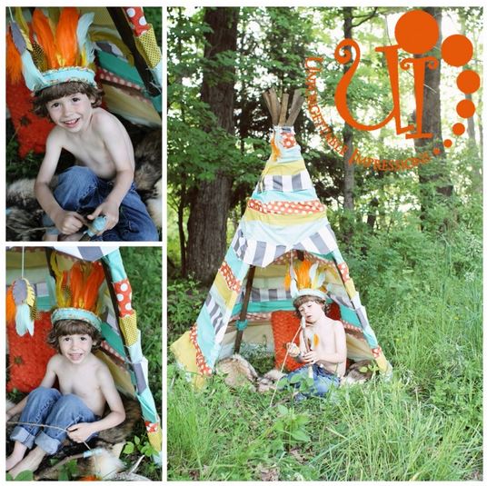 colorful teepee