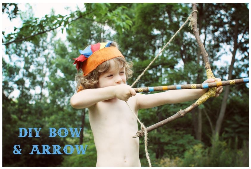 diy bow and arrow