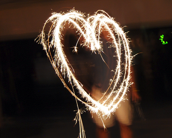 heart sparklers