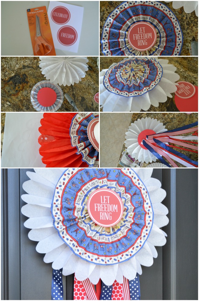 make a fabric medallion