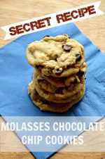 Secret Recipe — Molasses Chocolate Chip Cookies!