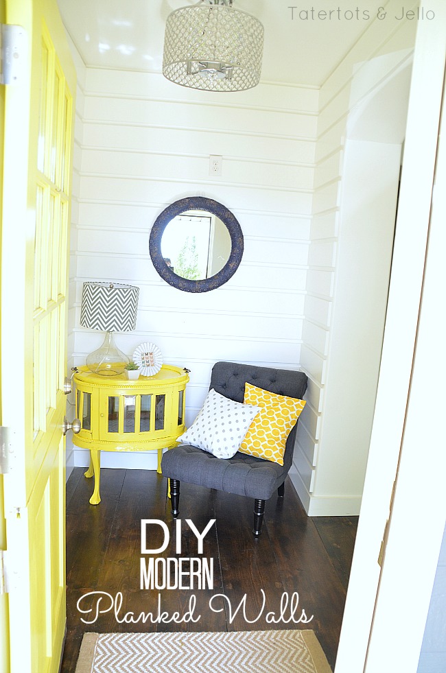 DIY How To Make Modern Planked Walls #1905Cottage