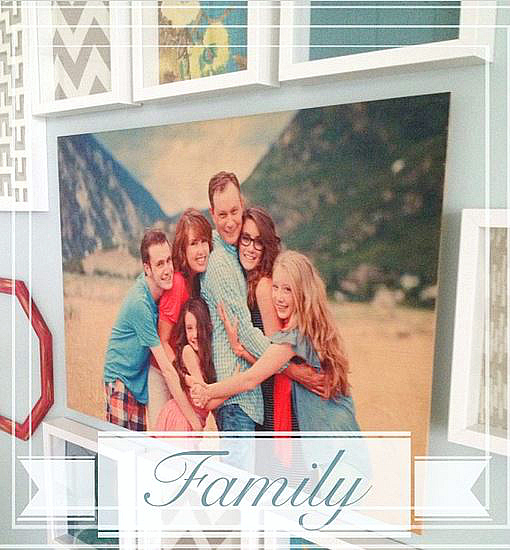 family gallery wall wood art shutterfly 2