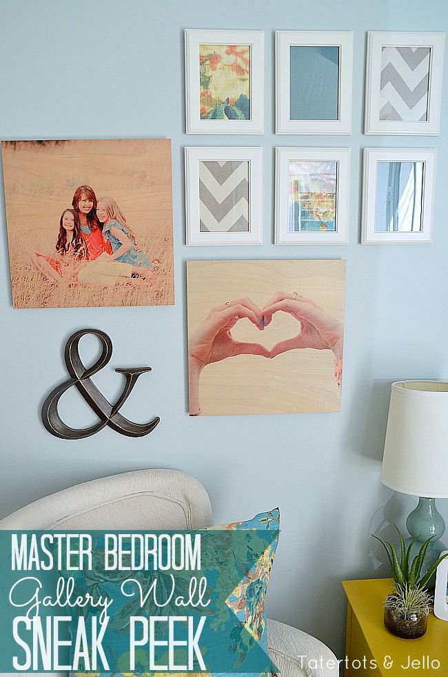 master bedroom gallery wood wall art