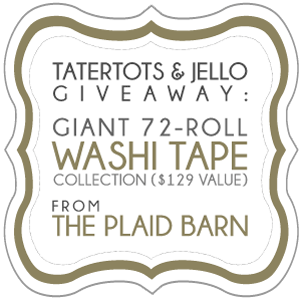 Weekend Wrap-Up Party — and 72-Roll Washi Tape Collection Giveaway!