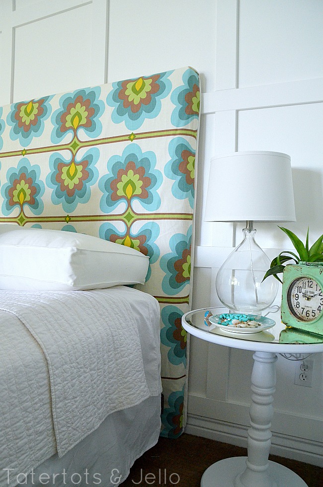 slipcover your headboard for a new look