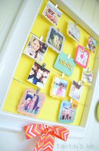 DIY Summertime Instagram Display Wall - display those memories!