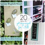 Great Ideas — 20 Ways to Get Organized for Fall (Part Four)