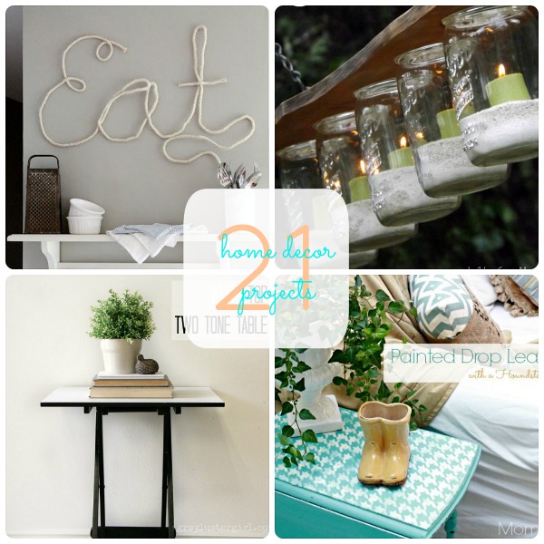 Great Ideas — 21 DIY Home Decor Projects!