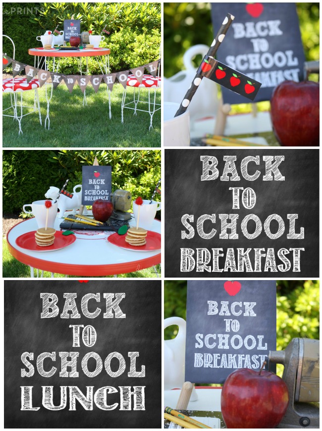 back to school chalkboard printables