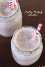 Chunky Monkey Protein Smoothie – A Great After School Snack or Quick Breakfast!