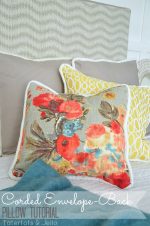 How to Make Easy Envelope-Back Pillow Covers (with Cording)!